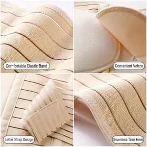 Gaine amincissante pour hommes avec haute élasticité et fermeture velcro réglable