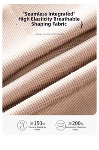Detail of seamless breathable high-elastic fabric for body sculpting and shapewear
