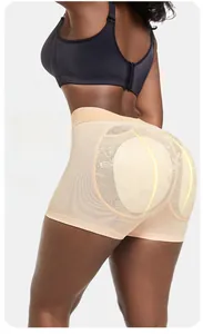 Detail der Miederhose mit hoher Taille, Bauchweg-Funktion und Peach-Effekt-Polstern