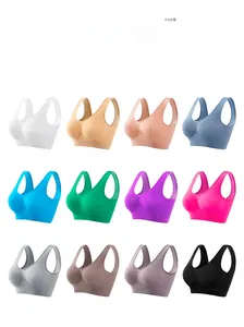 Aperçu de 12 soutiens-gorge de sport sans couture multicolores pour fitness et yoga