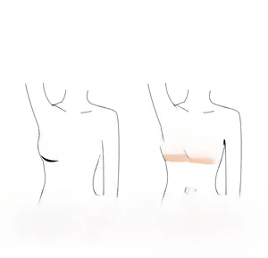 Detail showing the non-slip seamless bra design for stability during high-arm movements