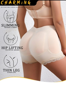Vue détaillée de la gaine amincissante taille haute avec dentelle et effet galbant