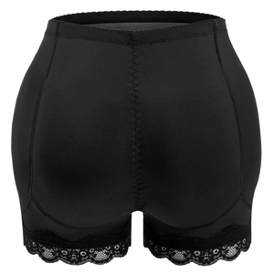 Gaine amincissante taille haute avec rembourrage fessier et dentelle pour contrôle du ventre