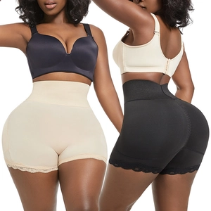 Culotte Gainante Taille Haute pour Femmes Contrôle du Ventre Sans Couture Remonte-Fesses Body Shaper avec Dentelle