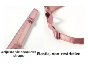 Detailansicht der verstellbaren elastischen Träger an der Übergrößen-Shapewear