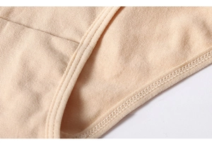 Detail of high-elastic breathable nude fabric with durable double-needle stitching