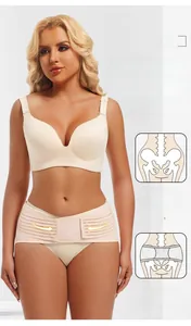 Detailed view of pelvic correction belt with adjustable dual-compression velcro straps