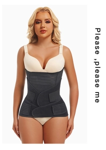 Detail of breathable mesh waist trainer with adjustable velcro straps for core support