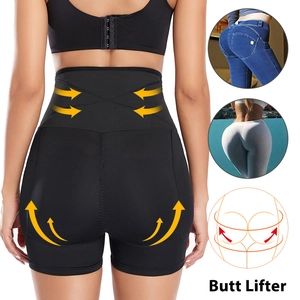 High waist black tummy control butt lifter shapewear with lifting effect overview