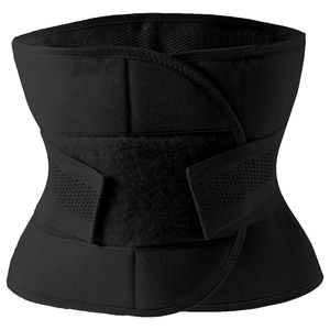 Elastischer Taillentrainer Gürtel für Damen mit Doppel-Klettverschluss und Netzgewebe