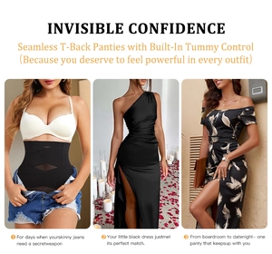 Perizoma contenitivo senza cuciture per una silhouette invisibile sotto i vestiti
