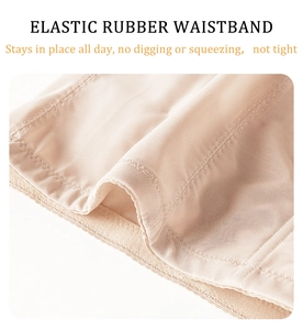 Detail of high-elastic rubber waistband on breathable mesh tummy control shapewear