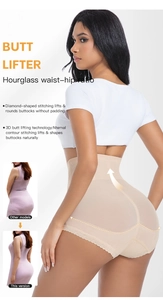 Detailed comparison of 3D lifting technology on breathable high waist mesh shapewear