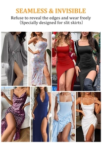 Intimo contenitivo invisibile senza cuciture per abiti con spacco e vesti lunghe