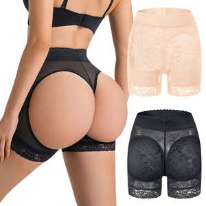 Mutande Modellanti in Pizzo a Vita Alta da Donna Controllo Addominale Solleva Glutei Traforato Mesh Floreale Body Shaper