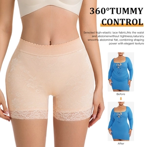 Guaina contenitiva in pizzo a vita alta per modellare l'addome e sollevare i glutei