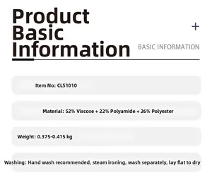 Detailed fabric composition and care labels for elegant knit sweater with washing guide