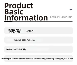 Size chart and material details for Y2K knit sweater with 100% polyester fabric info