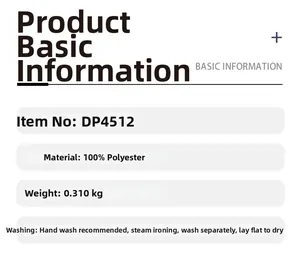 Detail specifications of plaid knit shawl showing 100% polyester fabric and washing care