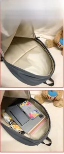 Detail showing high-capacity interior of the backpack with a dedicated laptop compartment