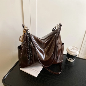 Sac Cabas Femme Grande Capacité Mode en Cuir PU de Haute Qualité Sac à Bandoulière pour Navettage Sac Messager Décontracté