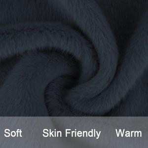 Fleece lining detail of a loose maternity hoodie, highlighting soft and warm texture