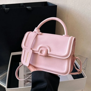 Women Fashion PU Leather Square Crossbody Bag Trendy Stitching Design Versatile Handbag Shoulder Bag For Daily Commute