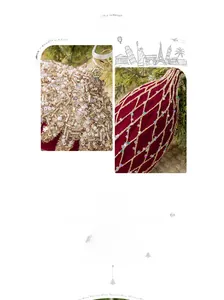 Détails de boules de Noël de luxe avec broderie de perles et motifs pailletés en velours