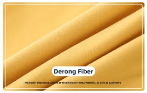 Vue macro détaillée du tissu Dralon jaune montrant une texture thermique douce