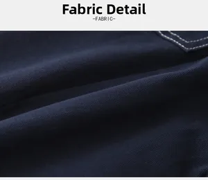 Macro view of durable dark blue twill fabric with clear woven fiber texture