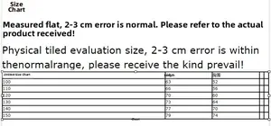 Detailed size chart for kids pink plaid dress with length and chest measurements