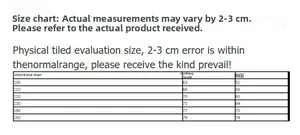 Detailed size chart for girls plaid dress featuring length and bust measurements for sizes 100-150