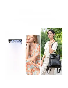 Detail of colorful ethnic geometric woven shoulder strap with gold metal buckle for bags