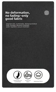 Macro detail of waterproof black oxford fabric with durable twill weave for backpacks
