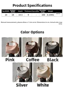 Detailed comparison of textures and dimensions for the embossed snakeskin crossbody bag