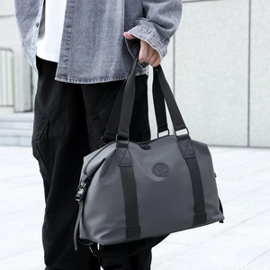 Borsa da Viaggio Impermeabile in Pelle PU di Grande Capacità Per Donna Uomo Fitness Yoga Palestra Borsone Spalla Tote Bag