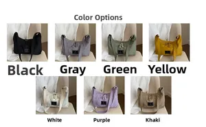 Selection of large nylon tote bags in black, grey, green, yellow, white, purple, and khaki