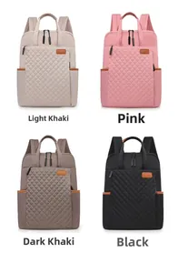 Sac à dos d'affaires pour femmes en quatre couleurs avec poche avant matelassée