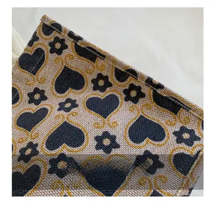 Macro shot of precise stitching and durable canvas texture on a stylish tote bag