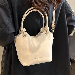 Women Fashion Leopard Print Bucket Bag Trendy PU Leather Shoulder Bag Casual Crossbody Bag With Handle Daily Commuter Bag