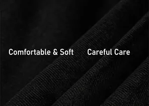 Close-up of premium black knitted fabric texture with soft cotton finish and high density