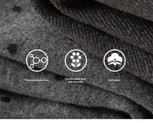 Macro view of soft knit fabric showing premium fiber texture and comfy skin-friendly quality