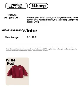 Vue détaillée du sweat en polaire bordeaux montrant la texture douce et chaude du coton