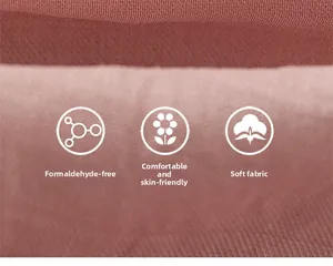 Detail of pink cotton fabric showing soft texture and breathable knit for kids trousers