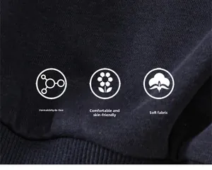 Détail macro du bord-côte du sweat pour garçon montrant la texture en coton doux
