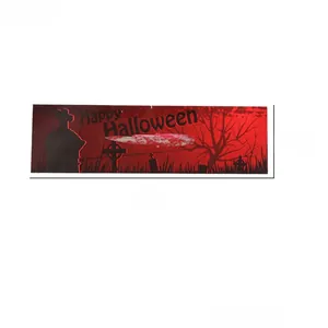 Halloween bloody banner banner with Happy Halloween text 39cm creepy party decor