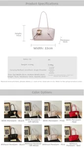 Guida alle taglie e specifiche dettagliate per la borsa tote vintage in pelle sintetica