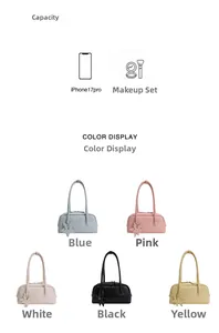 Grille détaillée des sacs sous les aisselles de style crème en cinq couleurs avec étoile