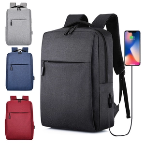 Waterproof Business Laptop Backpack With USB Charging Port Oxford Cloth Travel Bag For Men Women Fits Laptop