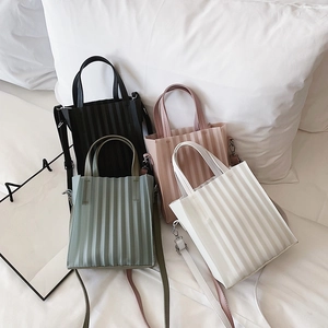 Sac Cabas Plissé Vertical pour Femme en Cuir PVC PU Sac à Main Accordéon Couleur Unie Sac à Épaule Décontracté Avec Bandoulière Réglable